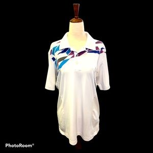 ⛳️ Adidas Climacool White Golf Shirt S‎